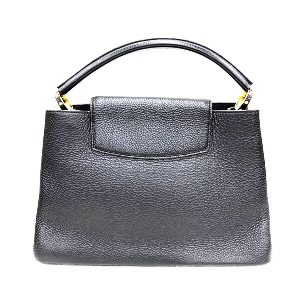 Louis Vuitton Capucines Handbag Black